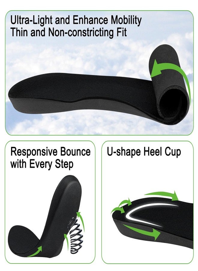 Endoto Insoles for ASICS Running Sneakers, Replacement High-Rebound EVA Inner Inserts Soles for Men & Women Shoes(US Size:M11.5 / EU Size:46) - Image 4